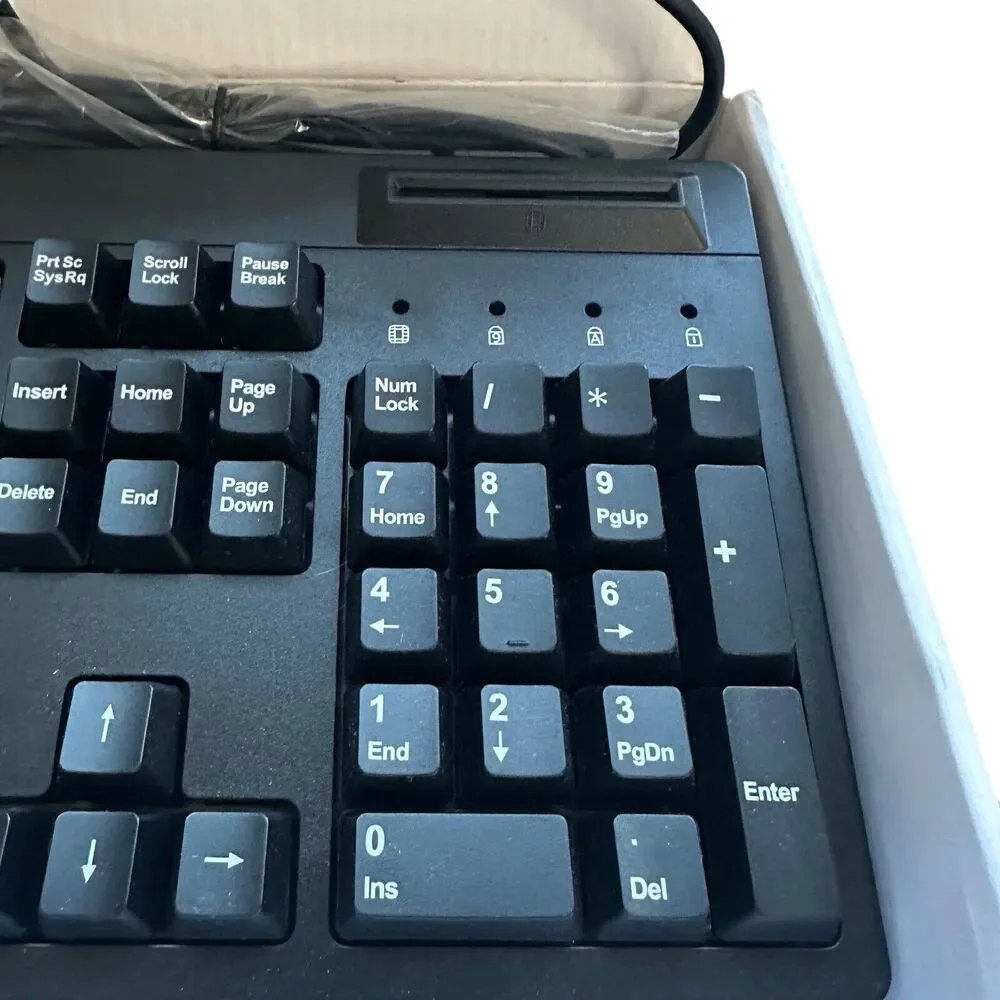 Smartcard Reader Keyboard AKB-630SB-TS Transource TAA Compliant